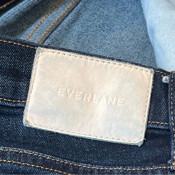 Everlane Jeans Womens 28 Blue Mid-Rise Skinny Ankle Dark Wash Cotton Blend Denim - Picture 3 of 11